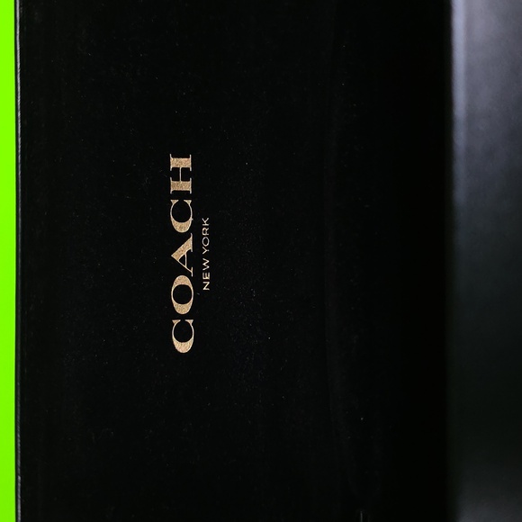 Coach Black Clamshell Eyeglass Case (Case Only) - Picture 5 of 10